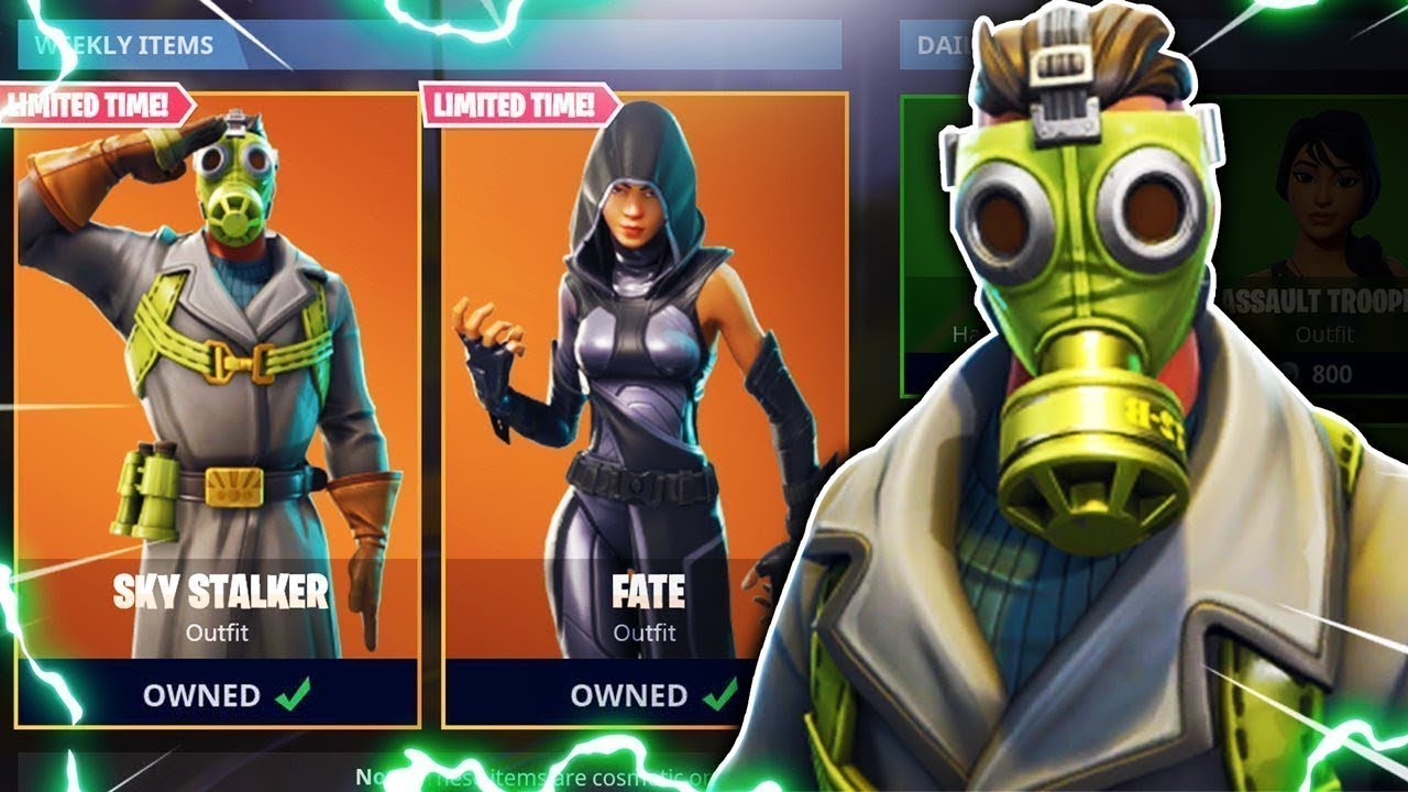 New Gas Mask Skin ( Fortnite Battle Royal) YouTube