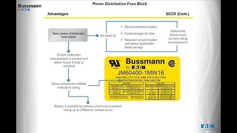 Bussmann series -  Power Distribution Fuse Blocks - Overview.mp4