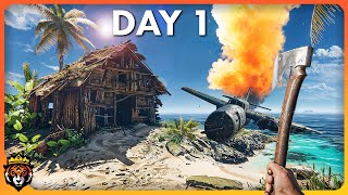 DAY 1 First Look at this STUNNING New Island Survival Game!