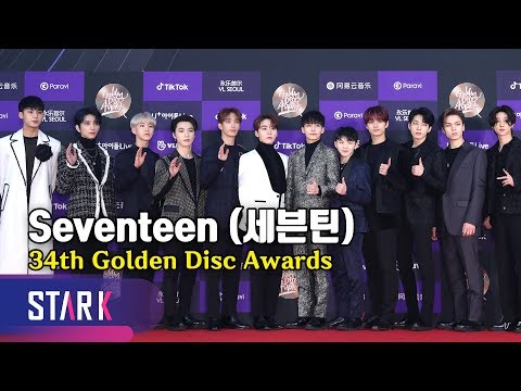 빈틈없는 비주얼 세븐틴, &amp;quot;올해는 건강했으면&amp;quot; (Seventeen, 34th Golden <strong>Disc</strong> Awards)
