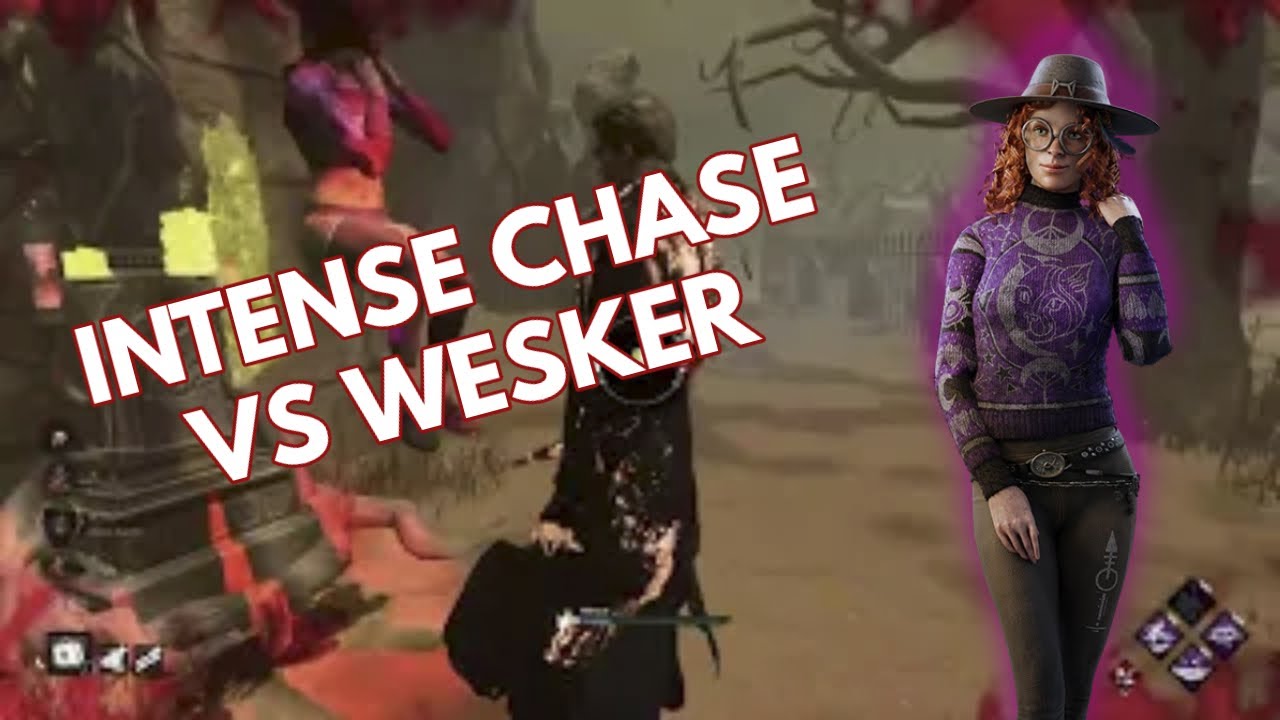 Intense Chase vs Wesker! / Mikaela / Dead By Daylight Survivor Gameplay ...