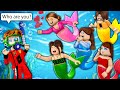 ROBLOX Brookhaven 🏡RP - FUNNY MOMENTS: Peter Rescues Little Mermaid