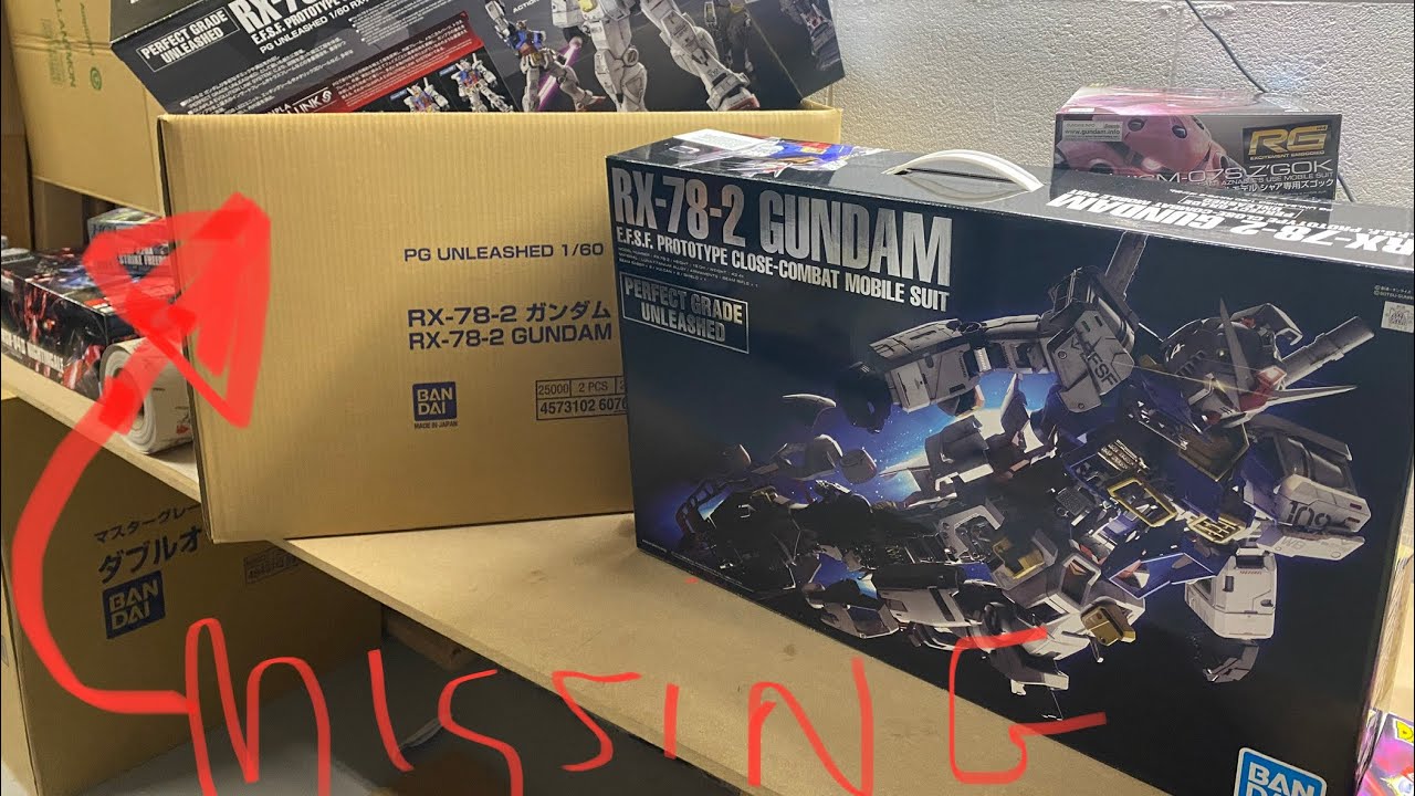 $55k worth of Gunpla missing, rough Christmas for Canadian Gundam… hoping it gets better from here!