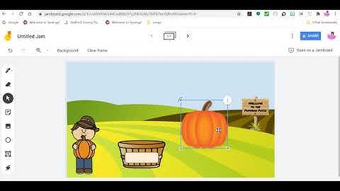 Making slides into a interactive Jamboard