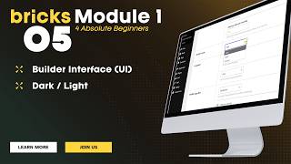 Learn Bricks WordPress #05 ► Set Builder UI Dark / Light  ∫  Total Beginners Tutorial 2026