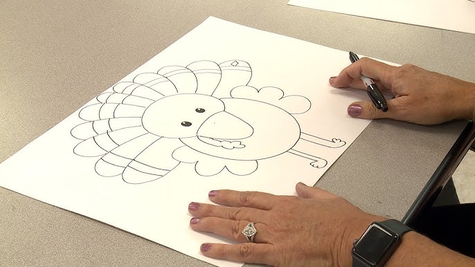 How to Make a Hand Turkey — Easy Hand Turkey Drawing Tutorial