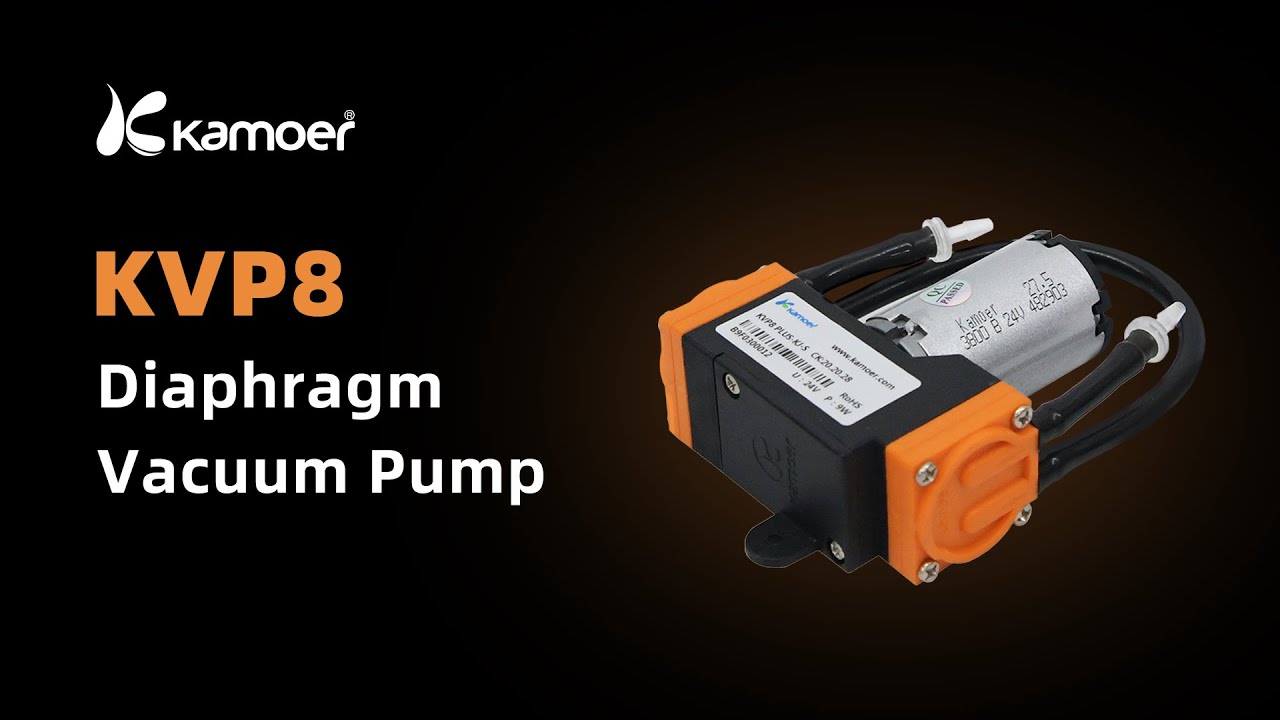 Kamoer - KVP8 Plus 12/24V Mini Diaphragm Vacuum Pump with BLDC/Brush ...