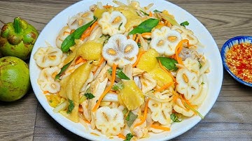 Cách làm GỎI GÀ MĂNG CỤT và cách gọt vỏ măng cụt dễ nhất nhanh nhất - @TÚLÊMIỀNTÂY