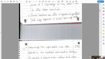 Introduction to Deep Learning - Module 3 - Video 51: Choosing Batch Size