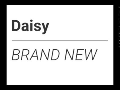 Daisy - Brand New (letra en español)