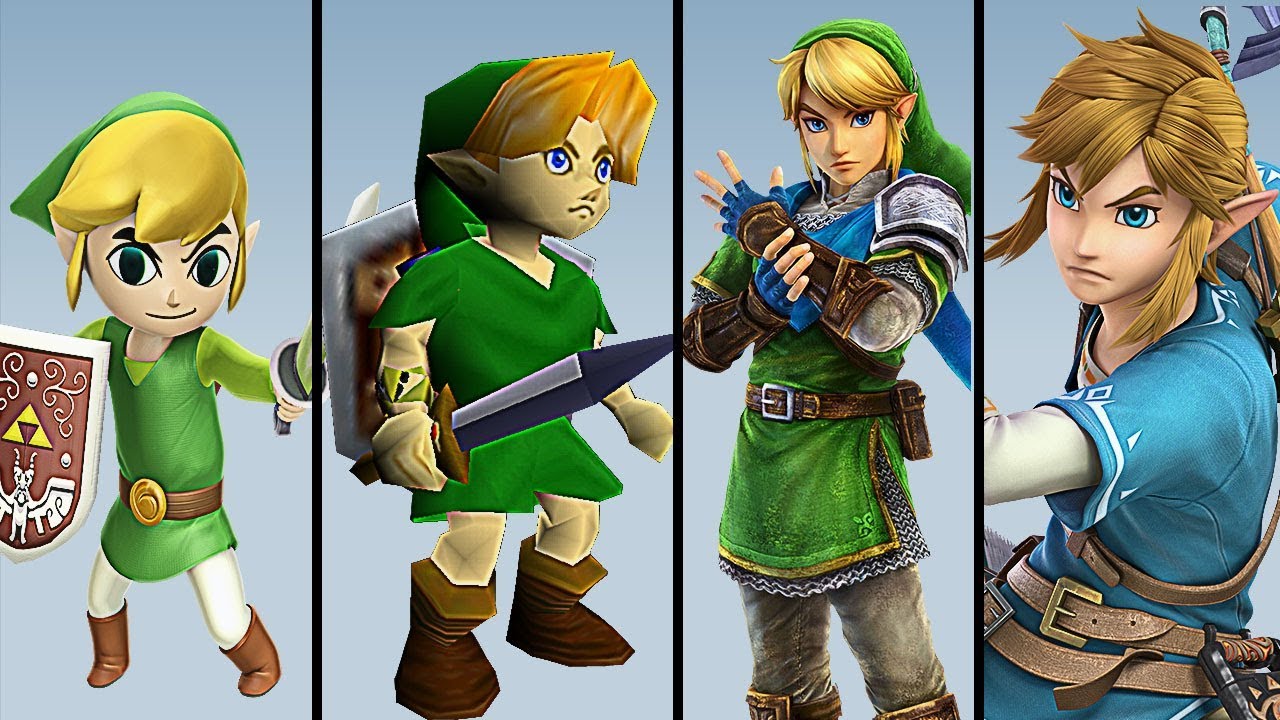 Evolution of Legend of Zelda - 1986-2022 