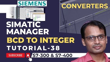 Siemens PLC Training 38 - Converters in PLC | BCD to Interger Conversion Ladder Logic Example