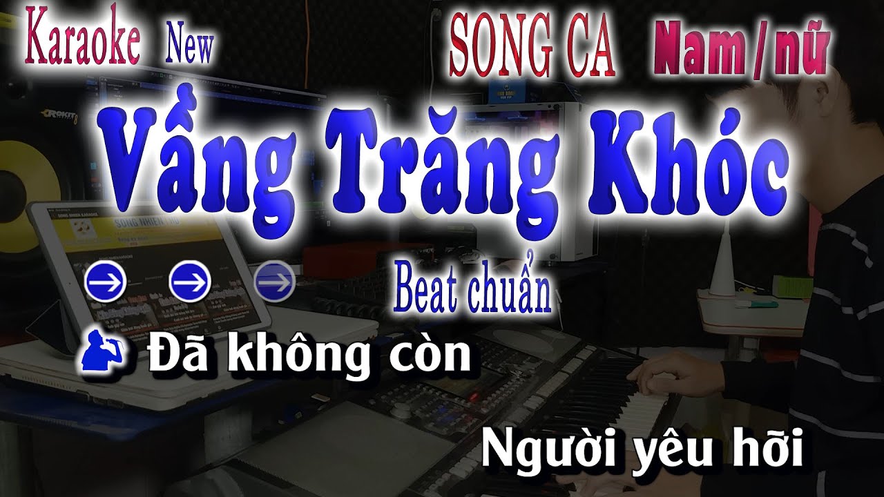 Vầng Trăng Khóc - Karaoke Song Ca Nam / Nữ Hay Nhất Beat Chuẩn song nhien karaoke