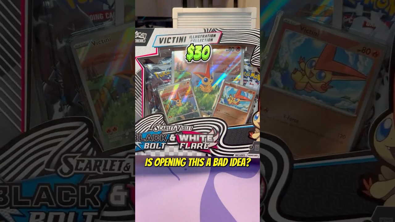 Is Opening This A Bad Idea? - Episode 148 - Victini Illustration Collection Pokémon Card 