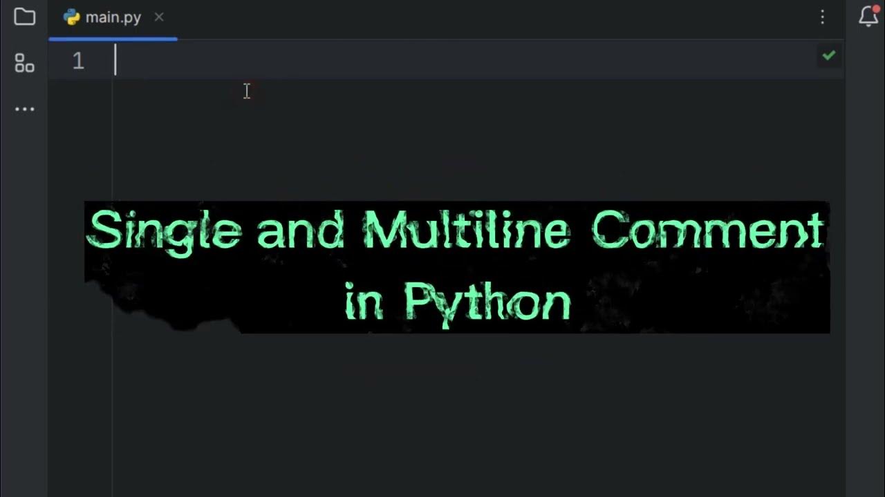 Multiple Line Comment in Python || Python Tips - YouTube
