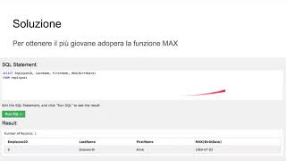 Svolgimento Query N4