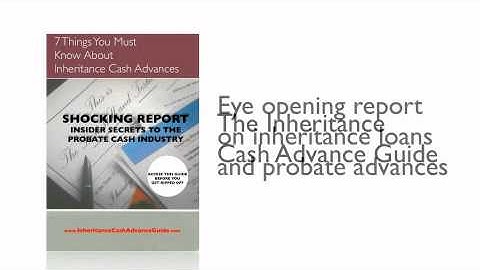 Probate Loans Free Video Guide