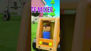#Shorts Cute Baby Boy: Learn New Construction Trucks Names | Kids Learning Videos 2023