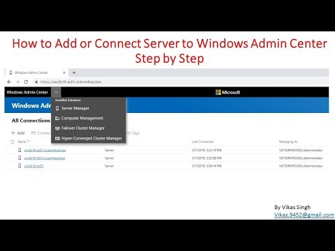 How to Add or Connect Server to Windows Admin Center Step by Step