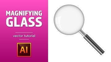 Magnifying glass vector illustration