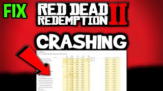 Red Dead Redemption 2 – How to Fix Crashing, Lagging, Freezing – Complete Tutorial