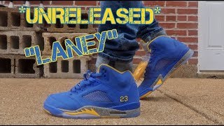 jordan 5 laney 2019 on feet