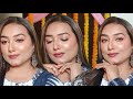 Festive Makeup Under Rs.300/-✨|| Festive Glam Makeup Tutorial for Beginners ❤️ Affordable Makeup