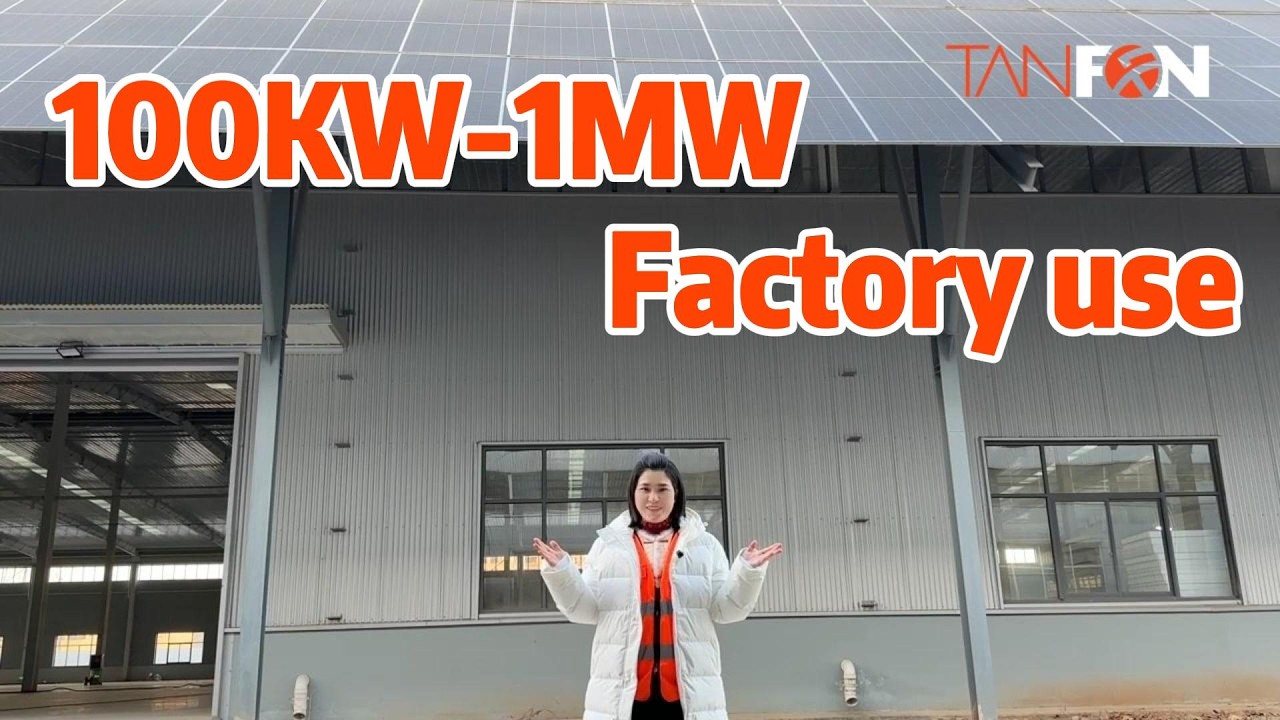 TANFON solar system solutions for factories - YouTube
