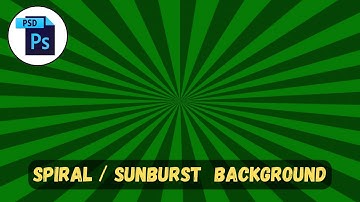 How To Create Sunburst/Spiral Background In Adobe Photoshop Cc | Sunburst Background Kaise Banaye