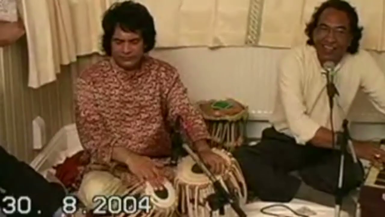 Ustad Tari Khan with Salamat Ali in London