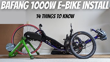 Bafang BBSHD 1000w Mid Drive Kit Installation Ebike DIY Build Conversion on Recumbent Trike