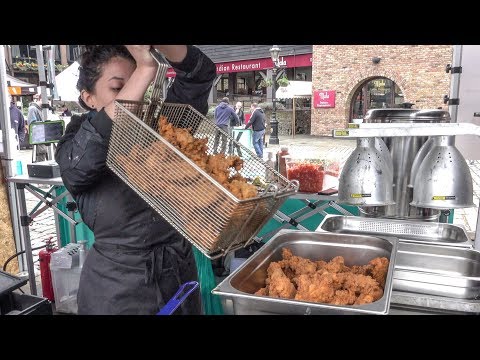 Vidéo: Filet De Poulet Frit Avec Frites Mexicaines