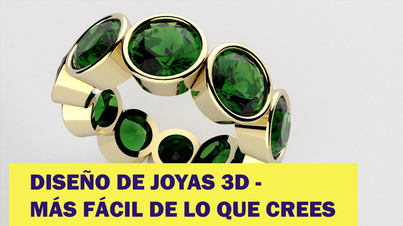 APRENDER A DISEÑAR JOYAS 3D - TAN SOLO 21 HORAS -