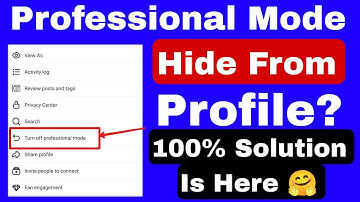 Facebook Professional Mode Hide Problem | Facebook Professional Mode Show Nahi Ho Raha | 100% Solve