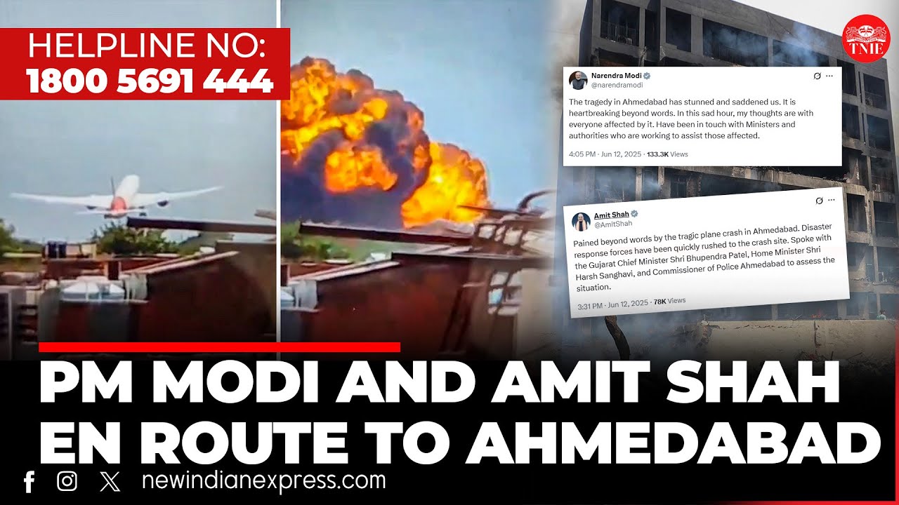 Civil Aviation Ministry on 'highest alert', leaders respond to tragic Air India crash in Gujarat