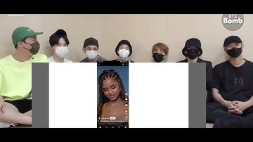 bts reaction to tyla moments I found on YouTube shorts (fake reaction)