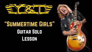 Y&T Summertime Girls Guitar Solo Lesson