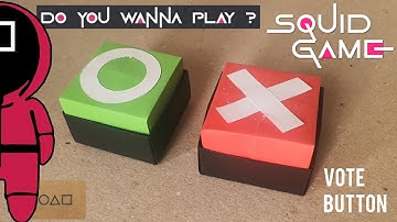 ORİGAMİ SQUİT GAME OYLAMA BUTONU