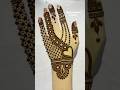 Easy and simple mehndi design #art #shorts #mehndi #henna #mehandi #youtubeshorts #shortsfeed