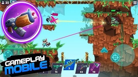 Bullet League - BATTLE ROYALE 2D - Gameplay Walkthrough Part 1 - Tutorial (iOS, Android)