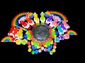 The Most Satisfying Rainbow🌈 Slime ASMR Ever/Rainbow🌈 Slime Mixing Random things into slime