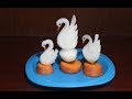 How to make White Radish Birds | Swan Garnish | Vegetables Art #AnbusHandwork