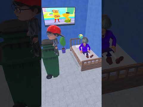 GTA V The Scary Teacher not want to sleep! #gta #trendingshorts #viralvideo #shorts