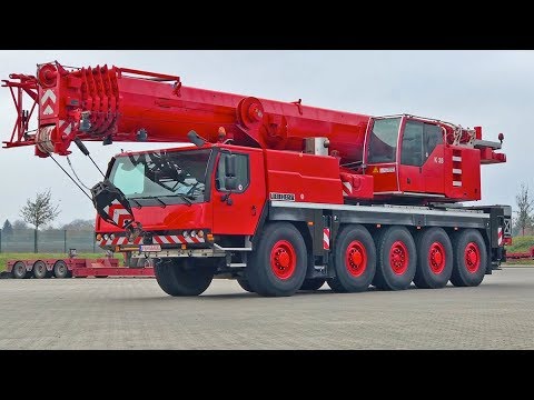 MONSTER ton Truck mounted Liebherr LTM 1095 DRIVE - YouTube