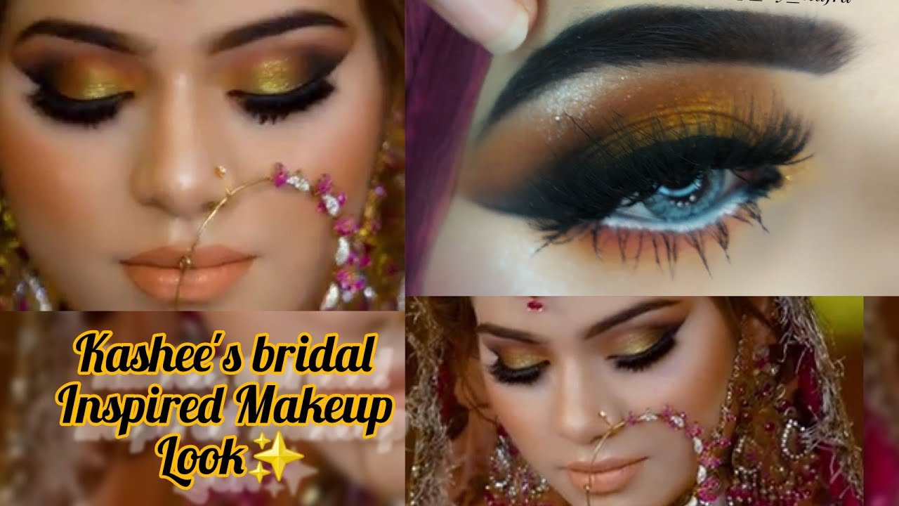 Kashee’s Inspired Eye Makeup Tutorial Kashee’s bridal Makeup | Makeup by Hajra #kashees #inspiration