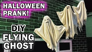 Trick or Treat Prank - Flying Porch Ghost