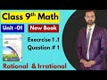 Class 9th Math New book Exercise 1.1 Question 1-Exercise 1.1 Q1-9th Class Math E.X 1.1 Q1