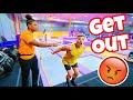 KICKED OUT OF THE TRAMPOLINE PARK FOR BREAKING RULES!