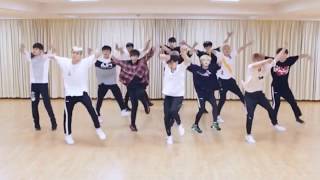 SEVENTEEN 'Don't Wanna Cry' mirrored Dance Practice chords