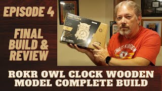 ROKR Owl Clock Wooden Model Episode 4 Final Build & Review screenshot 5